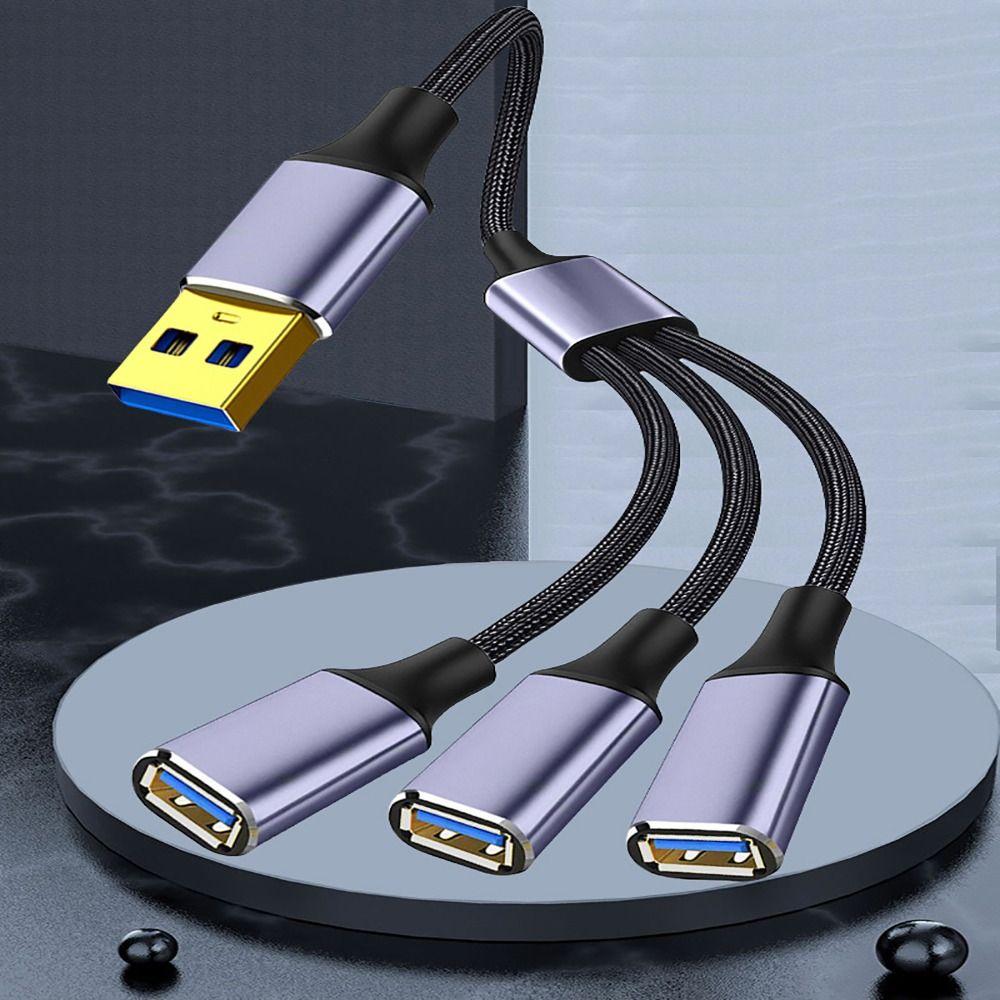 Fast Charging 3 in 1 Splitter Converter OTG Adapter Professional Extension Cable