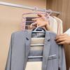 Штаны Стойка Многофункциональная Экономия Места Вешалка Для Брюк Многослойная Вешалка Для Брюк Цветная Прищепка Для Одежды 5 Слоев
