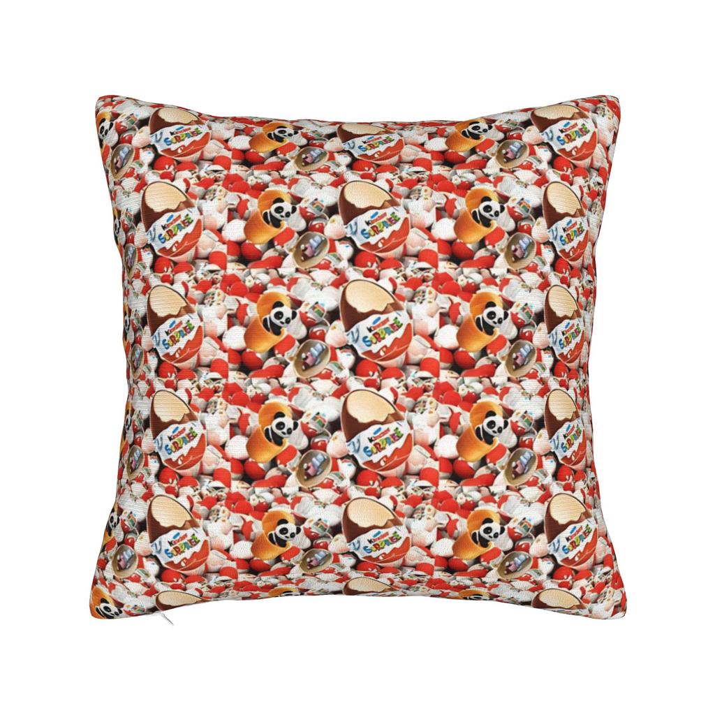 Kinder Surprise Joy Snack Pillowcases Kawaii Pillow Case For Living Room Sofa Custom Pillow Cover