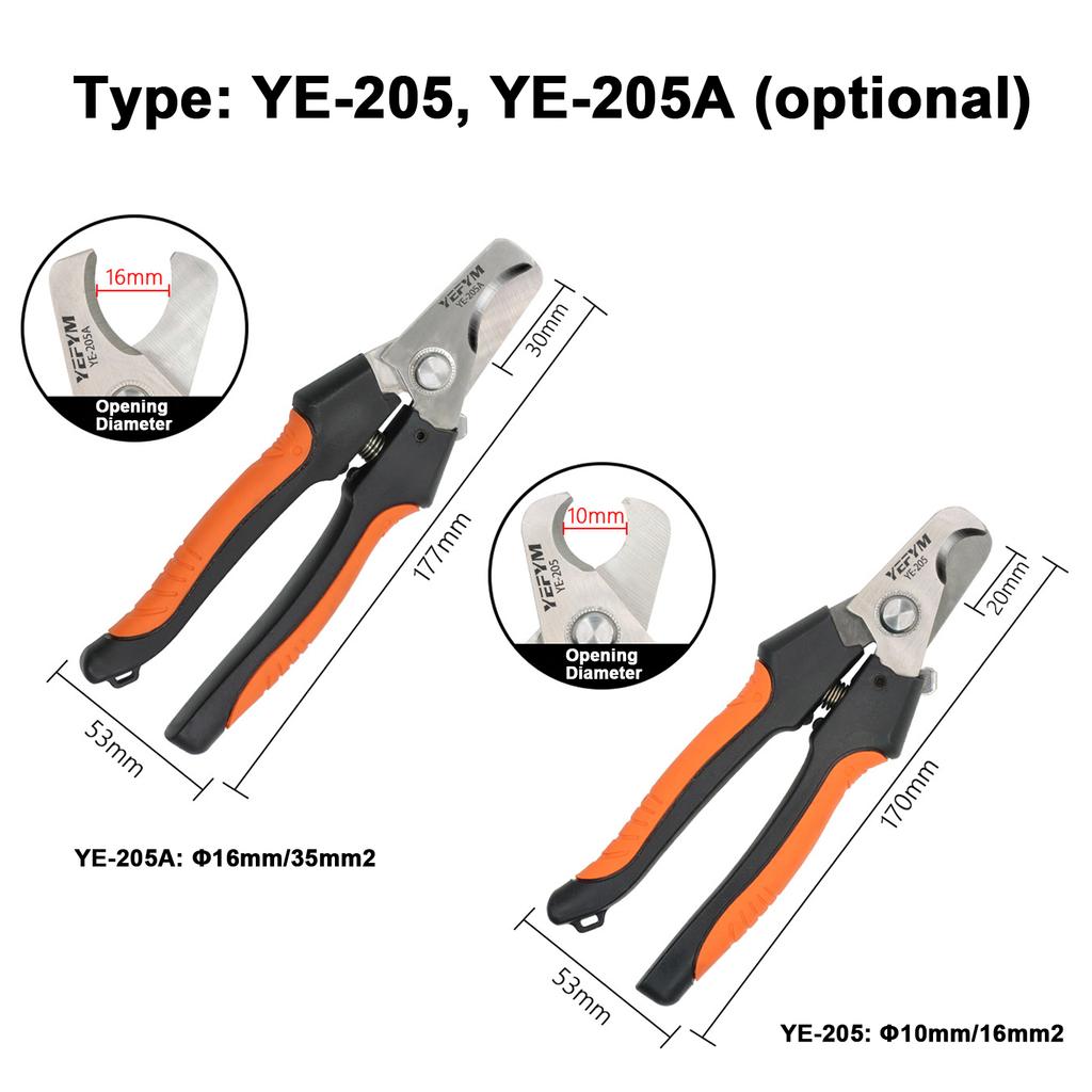 Cable Cutter Cable Stripper Cable Cut Pliers Electrician Wire Cutting Plier Portable Hand Tool