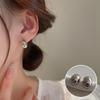 Серьги-гвоздики в форме капли воды: Элегантные, простые серьги-крючки для женщин - Изящный стиль и удобные для повседневной носки