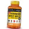 Мультивитамины после 50 лет без железа, Vitrum 50+ Adult-Multi Iron Free Caplet, 100каплет (36529069)