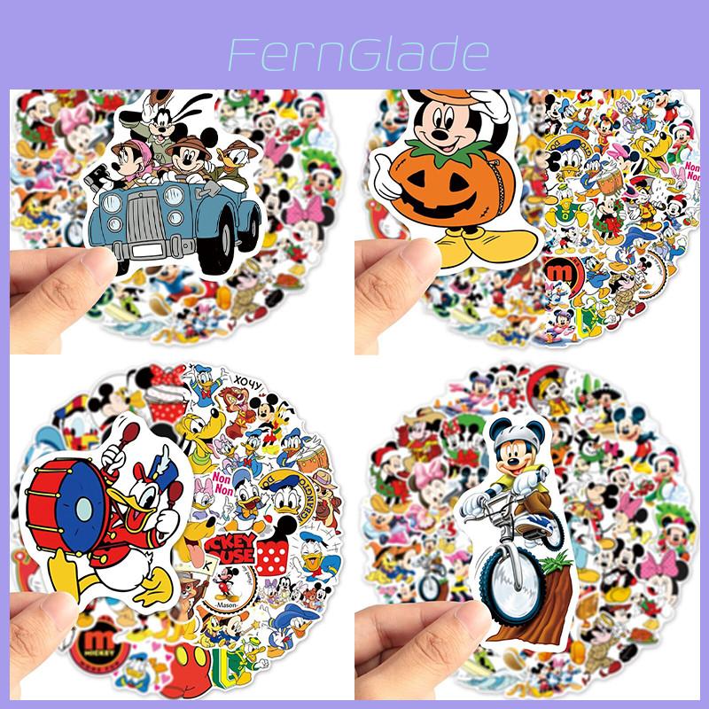 Disney Minnie Mouse Waterproof Stickers For Suitcase Guitar Car Computer 50pcs