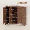 Sideboard Cabinet Modern Storage Cabinet With 3 Doors And Adjustable Shelves For Living Room Dining Room Brown