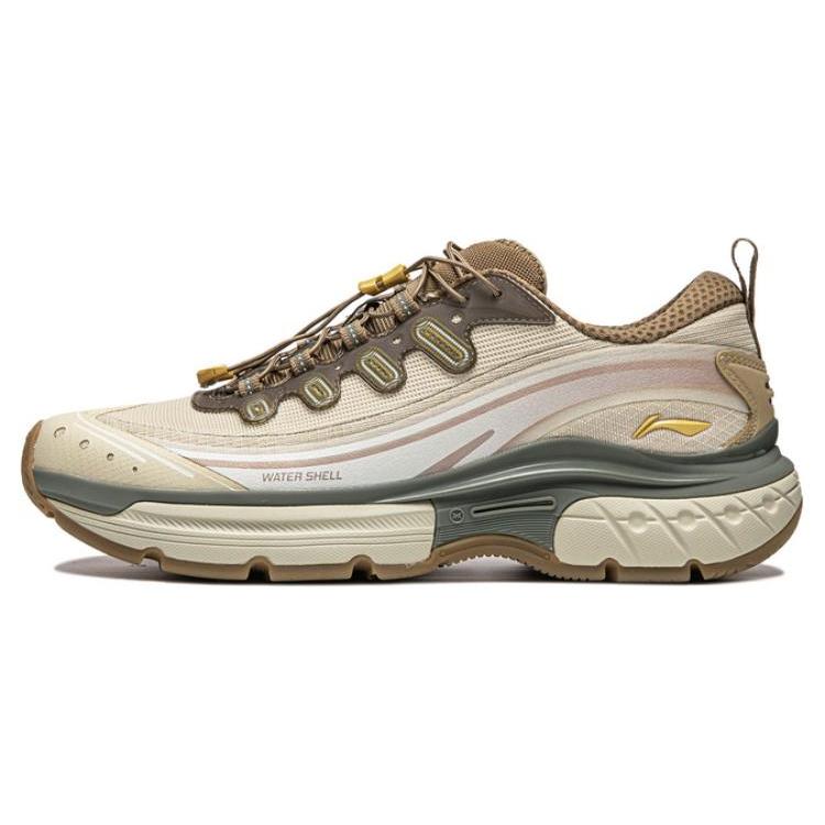 Li Ning Star Path Амортизация, Износостойкие Низкие Баскетбольные Кроссовки Мужские Umber White AGLT047-3