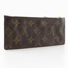 Louis Vuitton Portefeiulle Josephine Purse M60164 Three Fold Brown Monogram Canvas Women Used