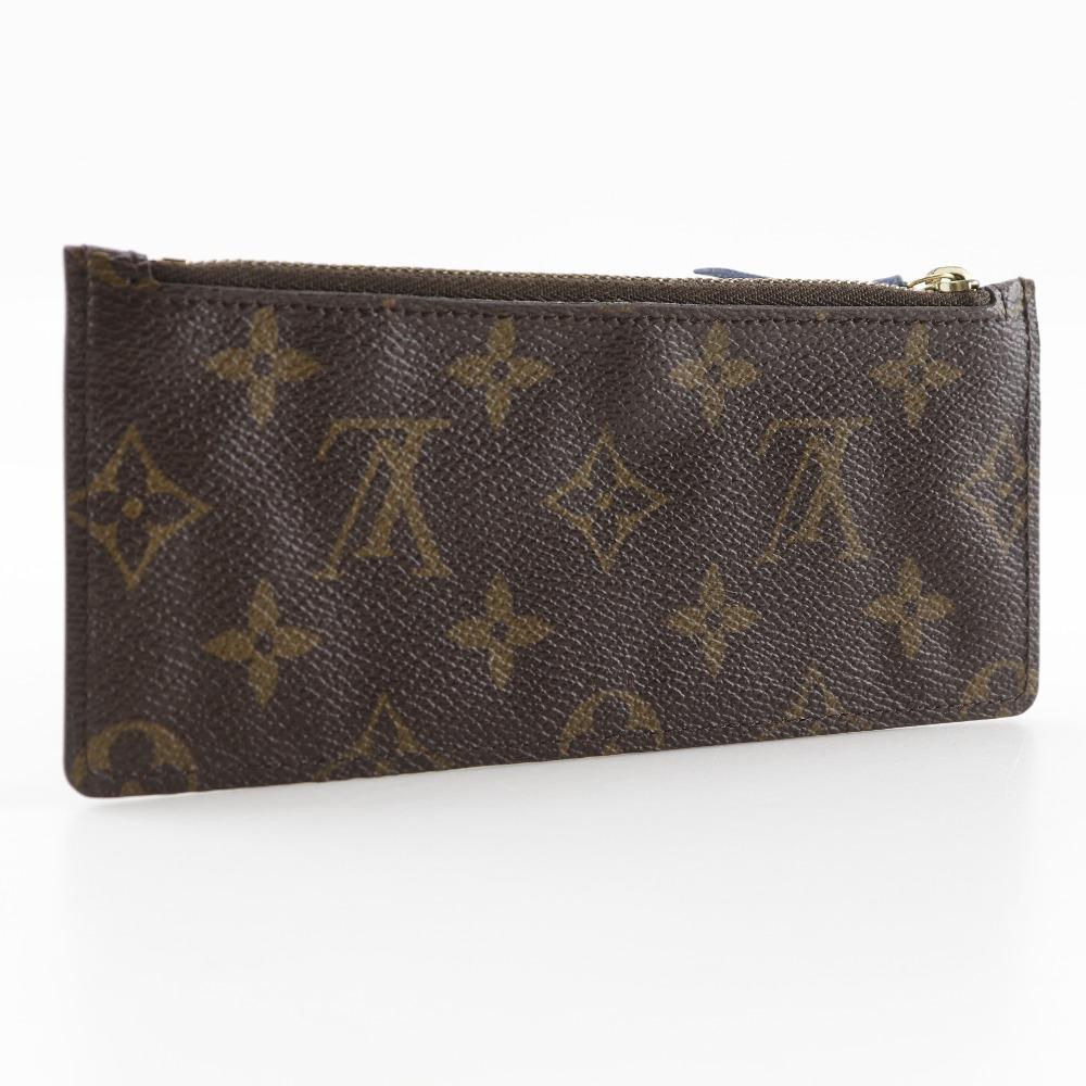 Louis Vuitton Portefeiulle Josephine Purse M60164 Three Fold Brown Monogram Canvas Women Used