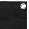 Balcony Privacy Screen Black 90 x 400 cm Oxford Fabric