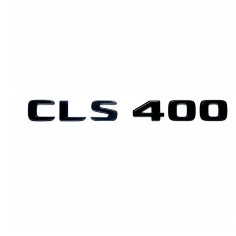 Car Trunk Letters Logo Alphabet Badge Emblem Sticker For Mercedes Benz CLS Class 56 63 CLS260 CLS300 CLS400 CLS350 C219 C257 AT1
