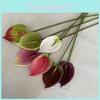 Floral Anthurium Plant Realistic Home Office Decoration Photography Props