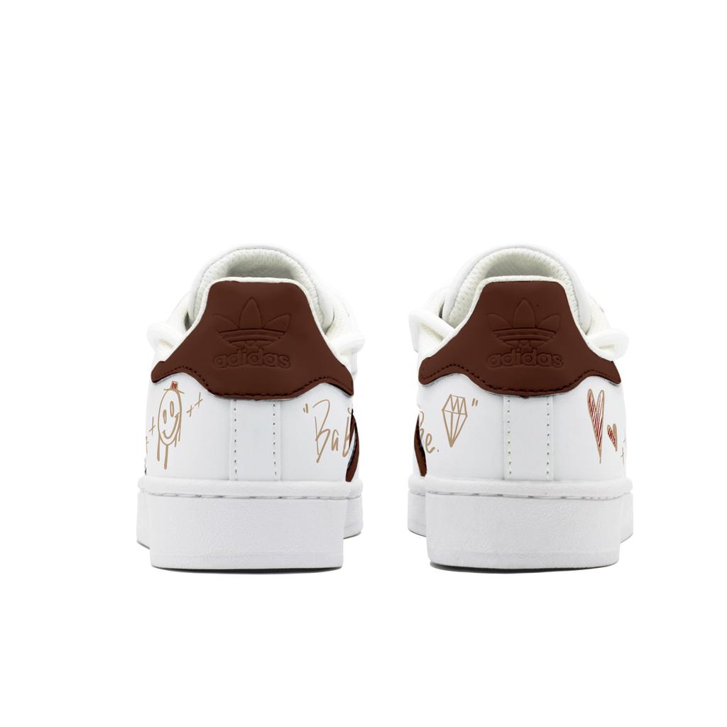 adidas Оригиналы SUPERSTAR Нескользящие Устойчивые к истиранию Нескользящие Устойчивые к истиранию Низкие кеды для скейтборда EG4958(Команда403-)