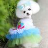 Breathable Pet  Princess Dress Cartoon Pet Skirt Fashion Sweet Dog Skirt  Spring/Summer