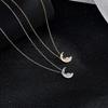 INS Sky Star Moon Necklace Women's Light Luxury Fashion Advanced Design Sense Collar Chain