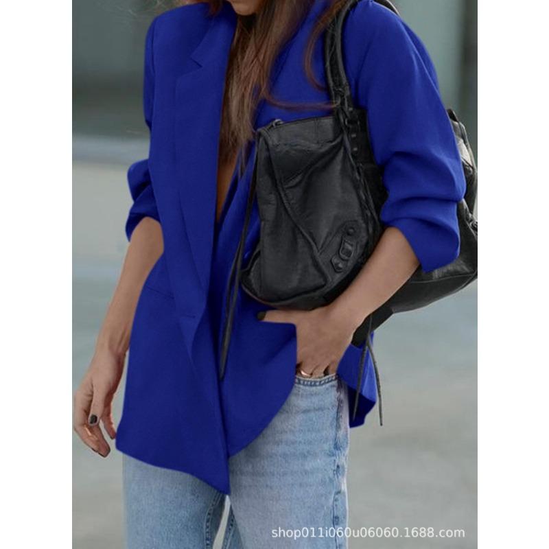 Women S Casual Loose Fit Blazer Commute Versatile Outerwear
