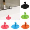 Silicone Drain Cover Universal Tub Flat Plug Stopper Sink Hair Stopper Bathroom