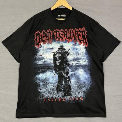 Мерч-футболка Don Toliver Psycho Tour Черная Размер XL Hardstone Psycho Унисекс Футболка