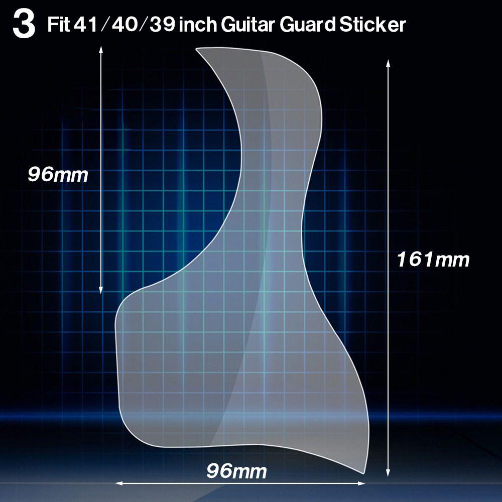 Народная акустическая мягкая пластина для царапин, защитная наклейка для гитары, наклейка с защитой, наклейка на доску