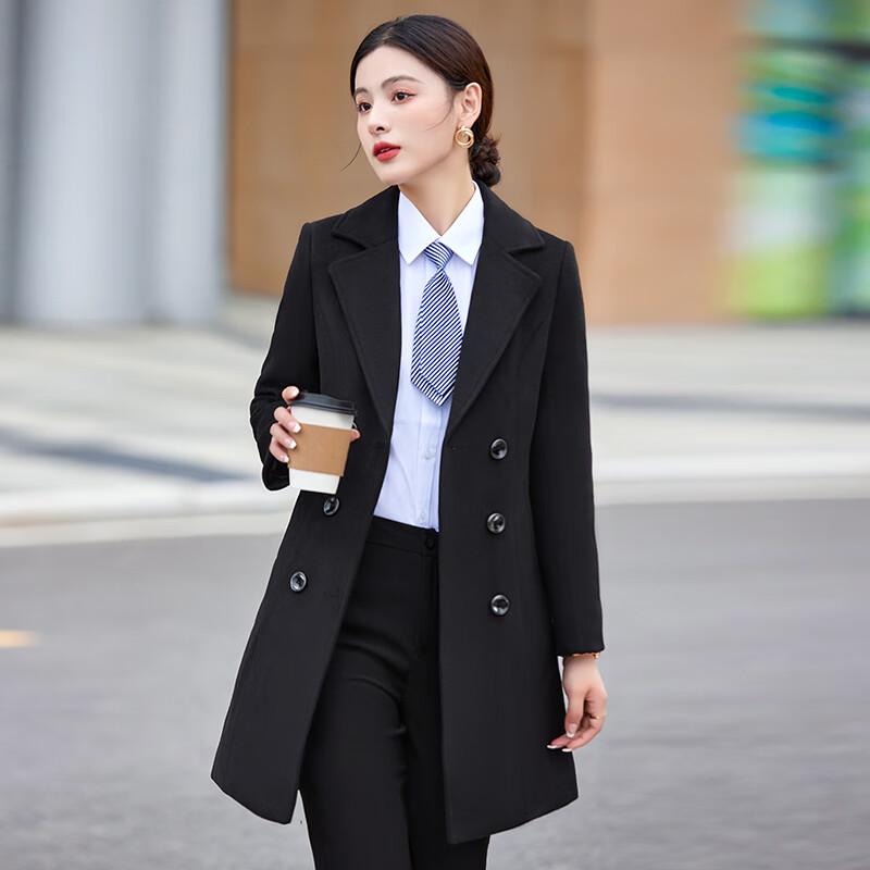 Women's Professional Wool Blend Uniform Coat