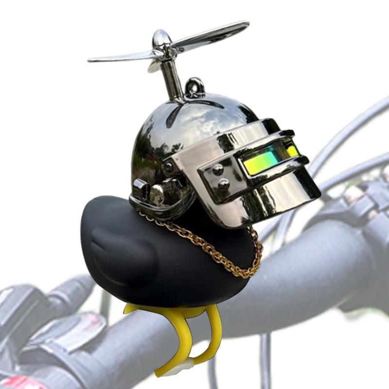 Руль мотоцикла Утка Сжимающая утка Украшения приборной панели Милая желтая утка Велосипедные аксессуары Желтая утка Украшения для автомобиля