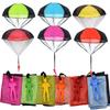 2/4 шт. Мини-парашют для запуска руками для детей, уличные, новинка, смешные игрушки, развивающие, взаимодействие родителей и детей, летающий спорт, подарок TMZ