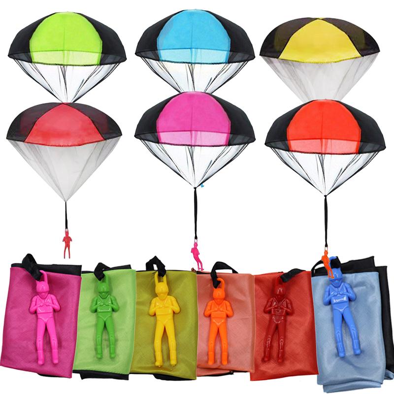 2/4 шт. Мини-парашют для запуска руками для детей, уличные, новинка, смешные игрушки, развивающие, взаимодействие родителей и детей, летающий спорт, подарок TMZ