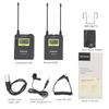Saramonic UwMic9 KIT1 UHF Wireless Microphone SLR Lavalier Microphone Recording Microphone 1 Transmitter & 1 Receiver Low Latency Transmission