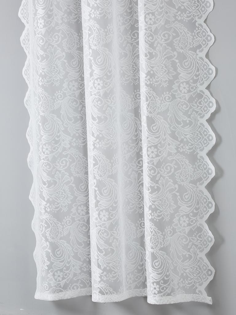 1 шт. белые винтажные цветочные роскошные кружевные прозрачные шторы для гостиной спальни деревенский тюль фермерский дом оконная панель