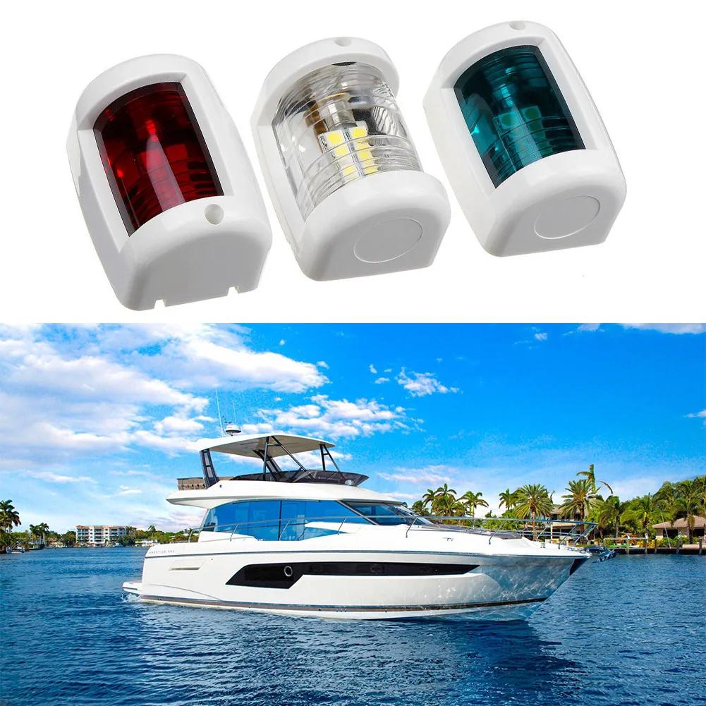 1pc Lights Navigation Lights Mini Port/Starboard LED 12 Volt Boat/Yacht Marine IP66 Waterproof PC Plastic Case Red/Blue/White