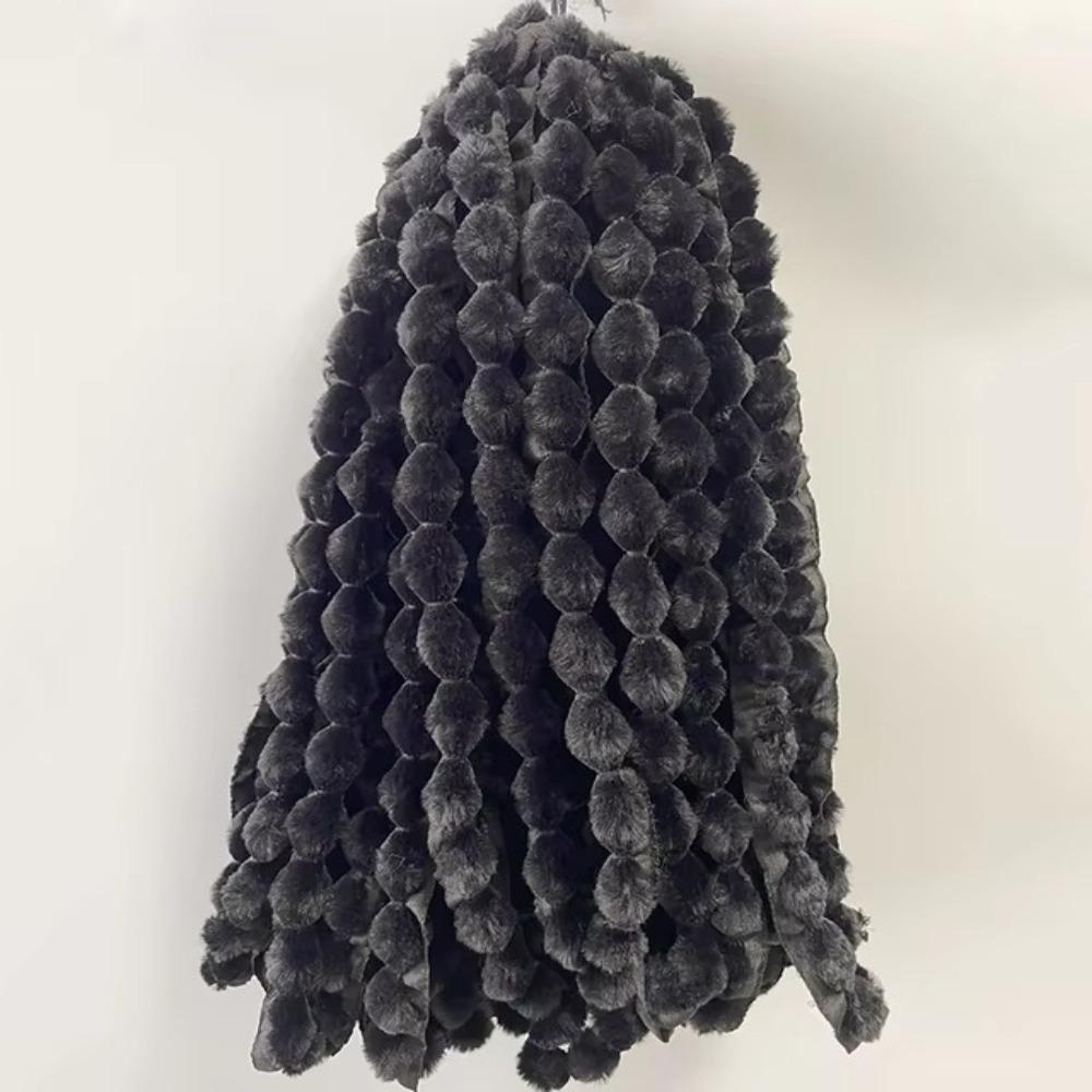 Cuff Plush Strip Fluffy Trim 1M Artificial Fur Stripe Decoration Children's Clothing Placket