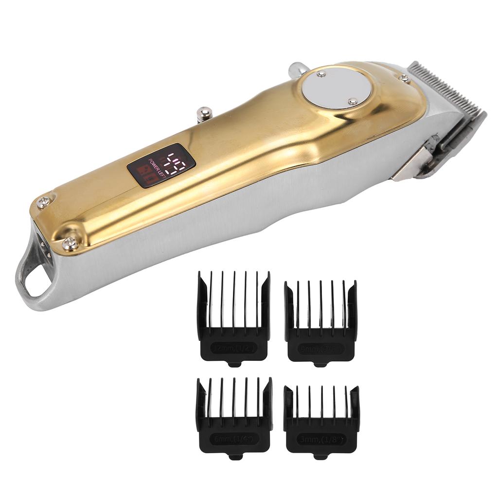 Electric Hair Clipper Set Stainless Steel Men Hair Trimmer Barber Cutter for Oil Head