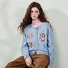 Вязаный кардиган Chuyu с вышивкой