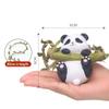 Swing Panda Statue, Hanging Animal Ornament, Swinging Kitten Puppy Koala Figurine for  Lawn Garden Courtyard Terrace Patio Tree