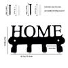 Heart Shaped Key Holder Iron Material Key Wall Hook Wall Mounted Key Holder  Living Room