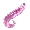 Semaxy Anal Dildo for Women Glass Anal Plug Huge Smooth Anal Dildo Hippocampal Shape Transparent Crystal Anal Plug Anal Expansion Anal Male Expansion