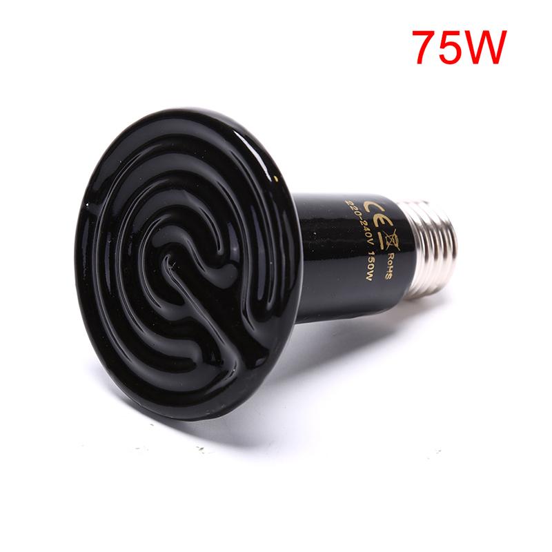 Pet Reptile Far Infrared Ceramic Heating Lamp Heat Emitter Light Bulb