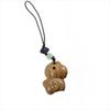 Creative Zodiac Horse Key Chain Cartoon Handmade Rope Bag Pendant Sandalwood Lanyard Chinese Style Key Ring Unisex