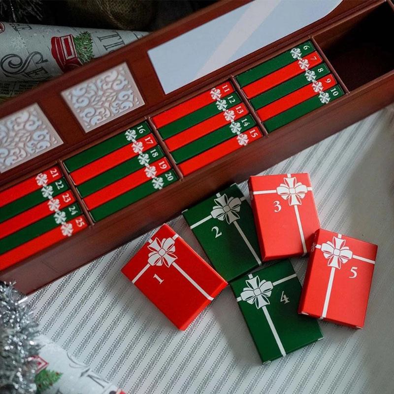 Мини Книга Украшение Адвент-календарь 2025 Рождественский Адвент-календарь с Книжным Подарком
