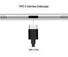 Водонепроницаемая USB-эндоскопическая камера Type-C HD для инспекции труб и авторемонта