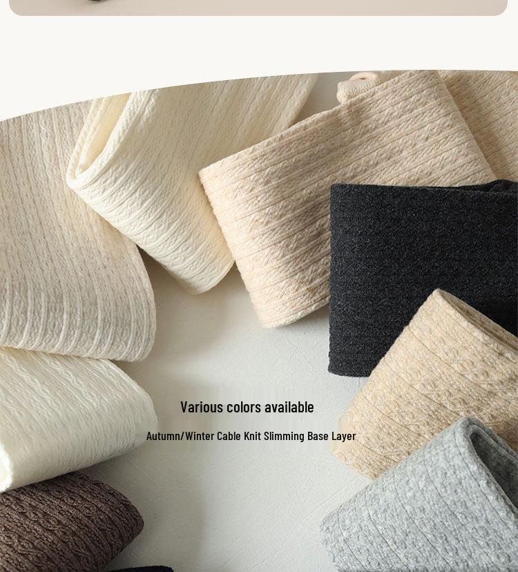 Женские ретро вельветовые колготки с кабельным узором - Высокая посадка, Утягивающие, Японский стиль, Универсальные милые осенне-зимние носки