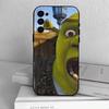 Милый S-Шрек Чехол для телефона Samsung S25,S24,S21,S22,S23,S30,Ultra,S20,Plus,Fe, Мягкий силиконовый Черный чехол