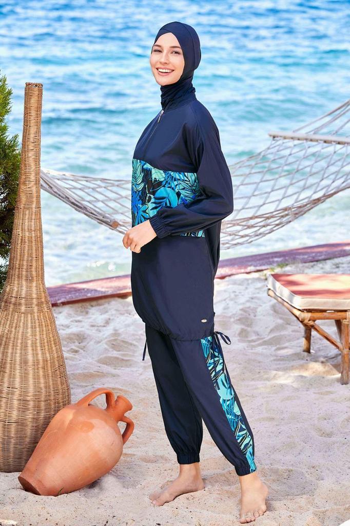 Женский Мусульманский Скромный Исламский Полный Чехол Буркини Пляжный Купальный Костюм Купальники Хиджаб Пляжная Одежда Купальник 