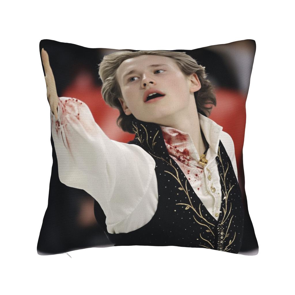 Ilia Malinin Quad God Pillow Case Vintage Pillow Cover Square Pillowcases For Wedding Party Home Decor