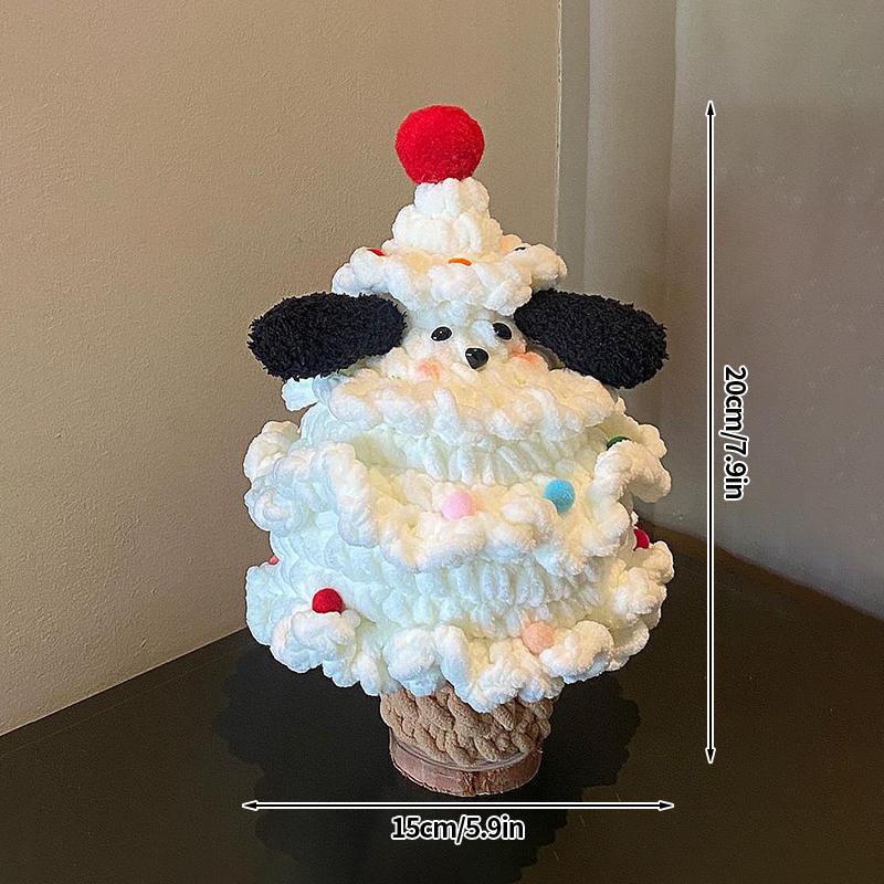 Рождественская елка ручной работы, готовые вязаные крючком украшения, креативный рождественский подарок для женщин, рождественские украшения, рождественские товары