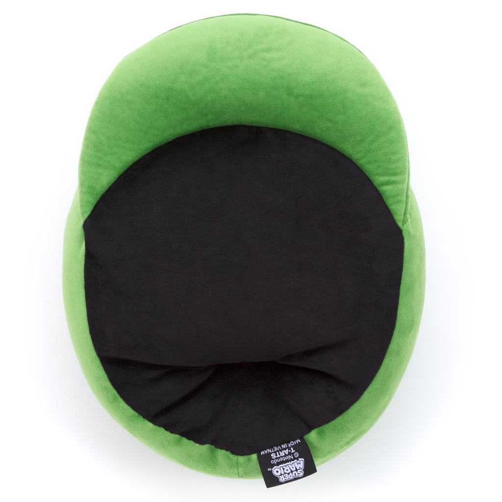 Super Mario Mocchi-Mocchi-GameStyle Luigi's Hat Plush Toy, Approximately 38cm Long