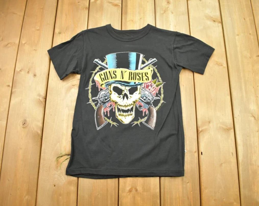 Vintage 1992 Guns N' Roses Get IN The Ring Tour Band Tee - Vintage 90s Concert
