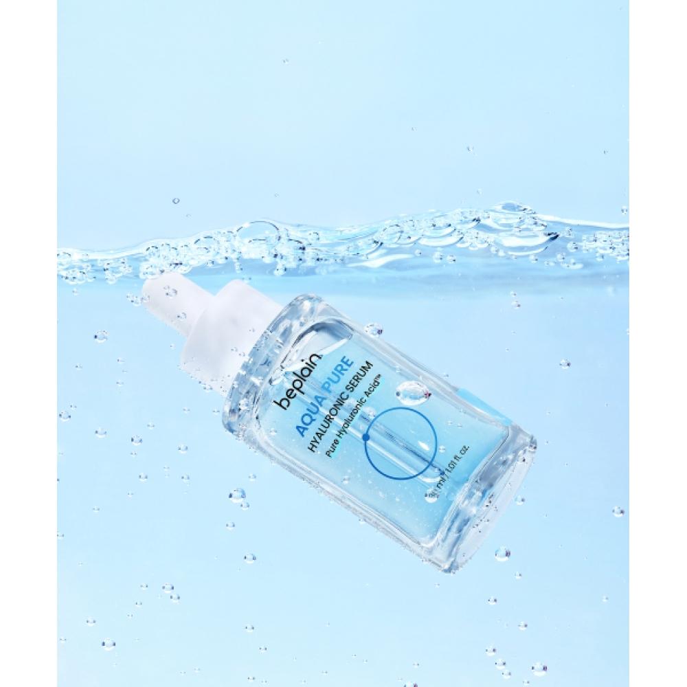 Beplain [2 Pieces] Aqua Pure Hyaluronic Serum 30ml  Gift  1 Multi Hyaluronic Acid Mask 