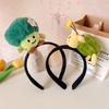 Animal Vegetable Headband Cartoon Frog Plush Hairband Kawaii   Performance