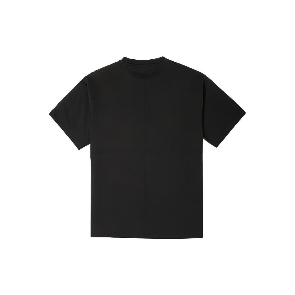 Converse T Shirts Unisex Black Crew Neck Moderate Straight Fit 10022935-A02