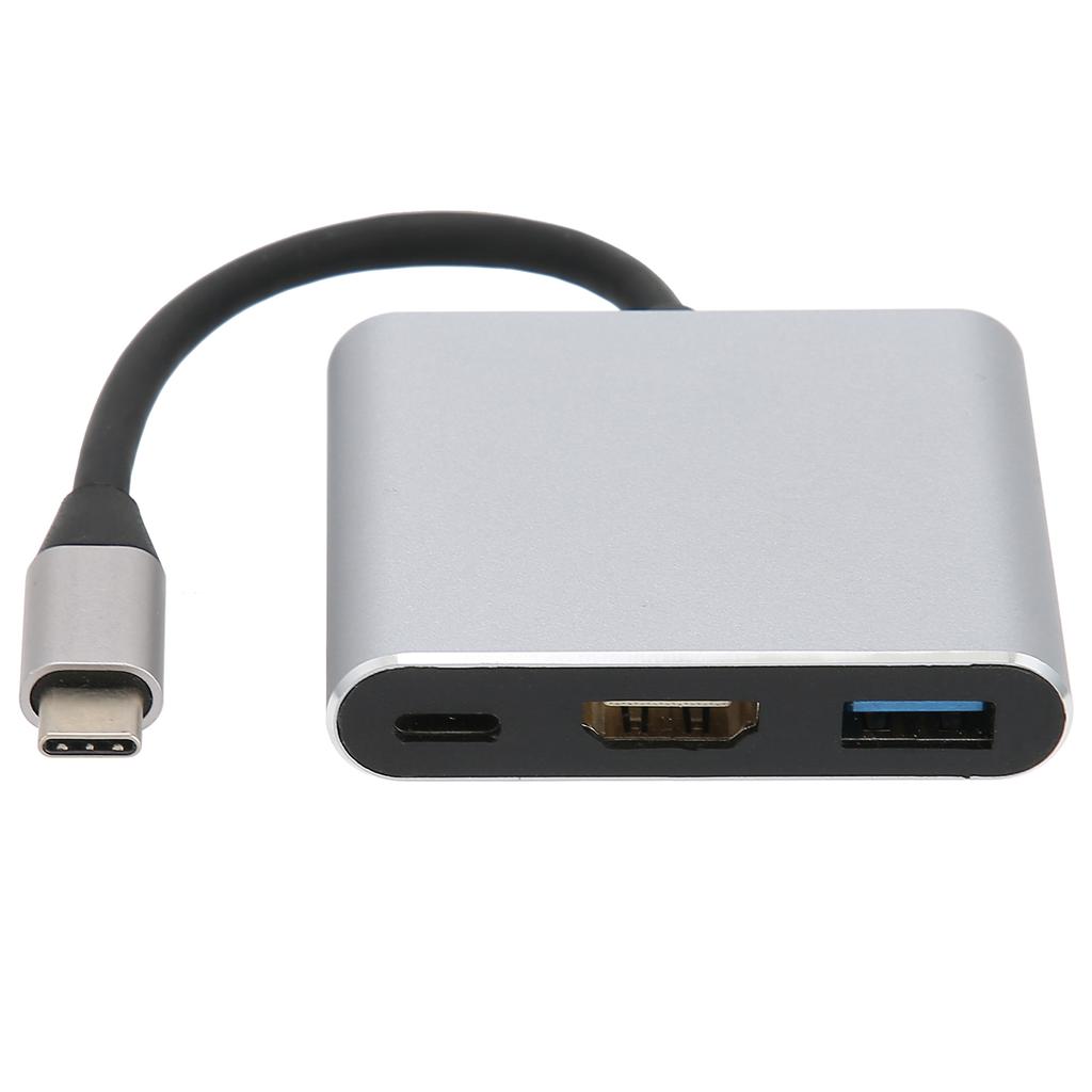 3 In 1 TypeC Docking Station TypeC To HD Multimedia Interface USB 3.0 TypeC Adapter