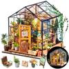 Rolife Dollhouse Miniature House Kit with LED Plastic Model Living DIY Interior Easy Beginner For Kids and Birthday Officially Sold Lights, Room,